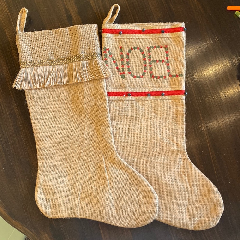 Complementing Christmas stockings
